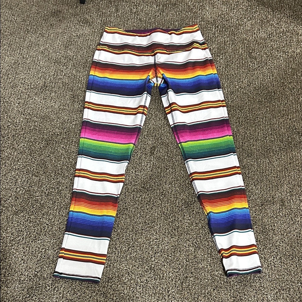 Double D Ranch Multicolor Striped Leggings